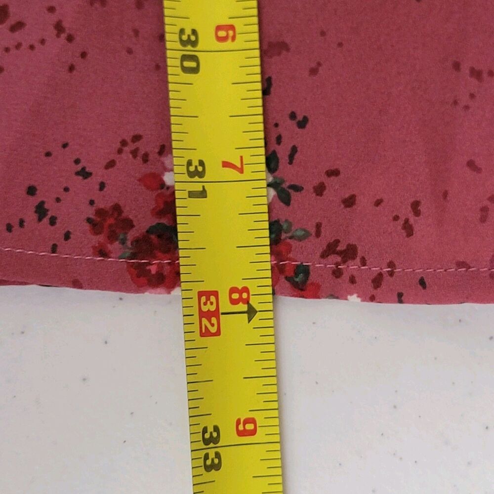 Inspired Hearts Mini Dress Juniors' Small Pink Floral Coquette Cottagecore Fairy - Picture 9 of 9